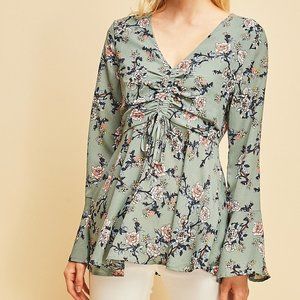 Entro Floral Print Top